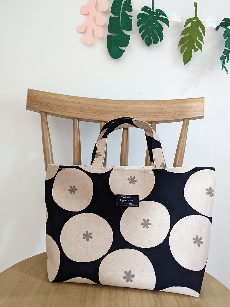 Portable Tote Bag/Handmade Cloth Bag - Handbags & Totes - Cotton & Hemp 