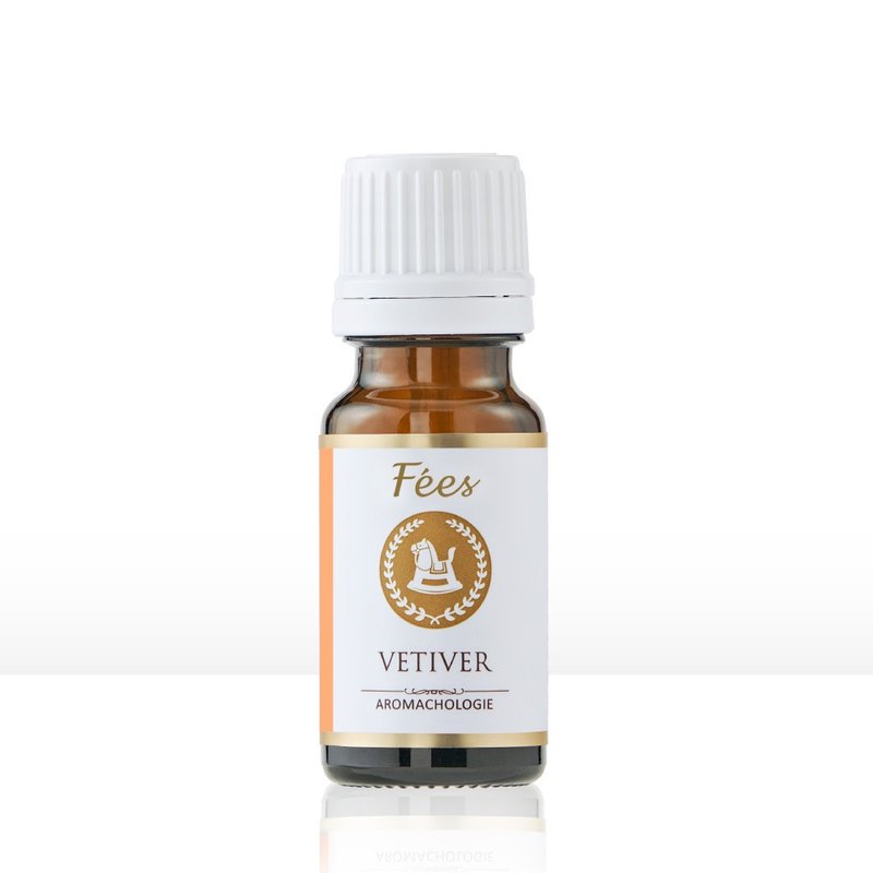 【Fees Beaute】Vetiver Essential Oil 10ml - น้ำหอม - วัสดุอื่นๆ ขาว