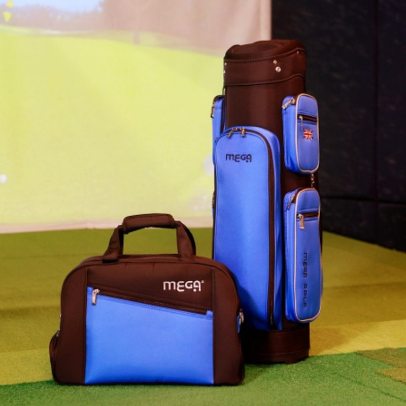 【MEGA GOLF】英倫風輕量九吋口徑高爾夫球桿袋 #9266 球袋 - 運動/健身器材 - 其他材質 黑色