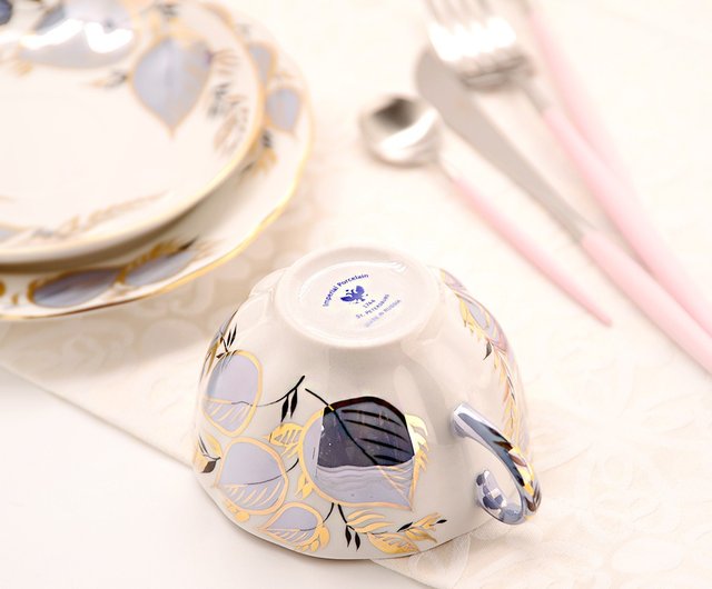 Moonlight-22Kゴールド手作りアフタヌーンティー 20点セット - ショップ Imperial Porcelain マグカップ -  Pinkoi