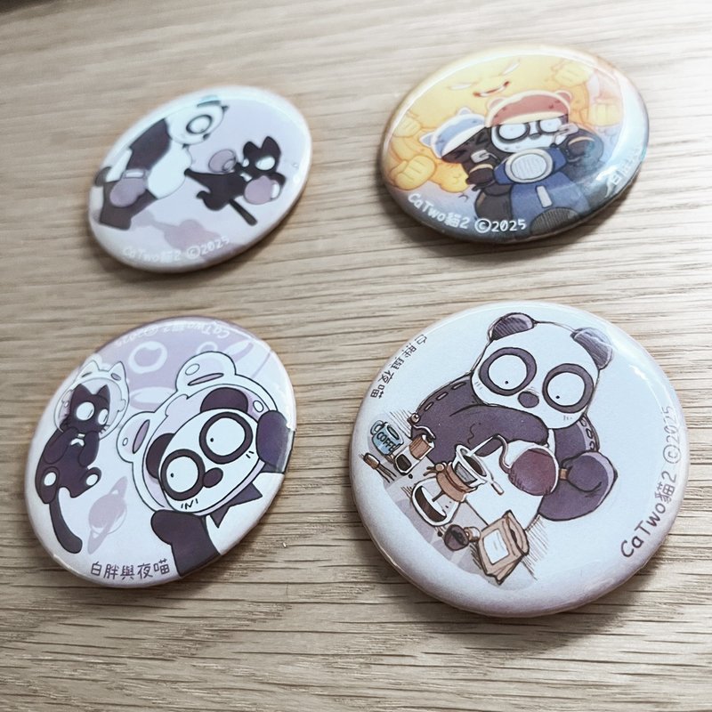 CaTwo貓2 原創角色 徽章/磁鐵 - 磁鐵 - 其他金屬 