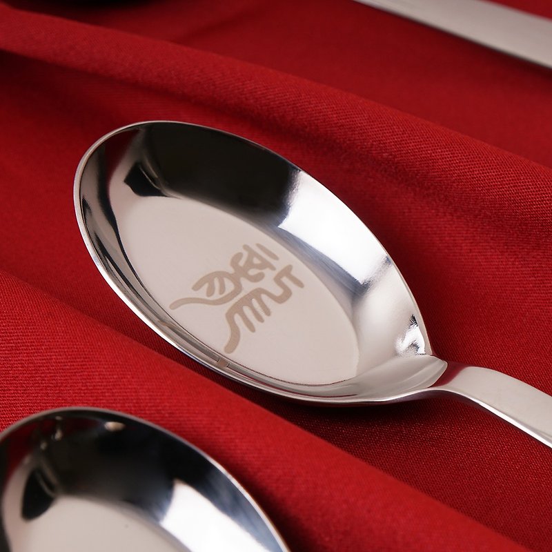 2022十二生肖 不銹鋼湯匙 台灣製造 環保餐具 - 刀/叉/湯匙/餐具組 - 不鏽鋼 銀色