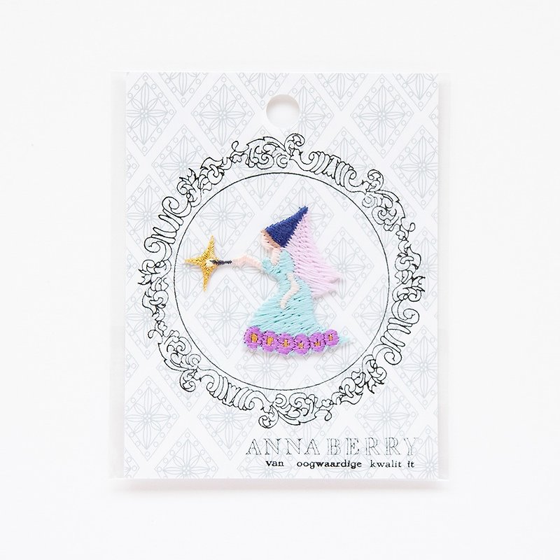 Fairy God mother Embroidered Patch - อื่นๆ - ผ้าฝ้าย/ผ้าลินิน สีม่วง