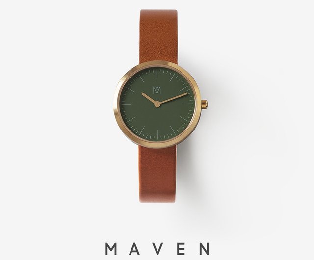 Dusty Olive MN 28mm | マベン ウォッチズ MAVEN WATCHES - ショップ