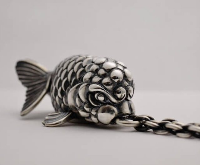 King Of Kingyo Ranchu 金魚の王様 らんちゅう ぺダント ショップ Dada Silver Works ネックレス Pinkoi