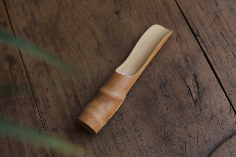 手工打磨原創竹製品 | 竹茶則 茶鏟 人面竹 | 一物一圖 - 茶壺/茶杯/茶具 - 竹 