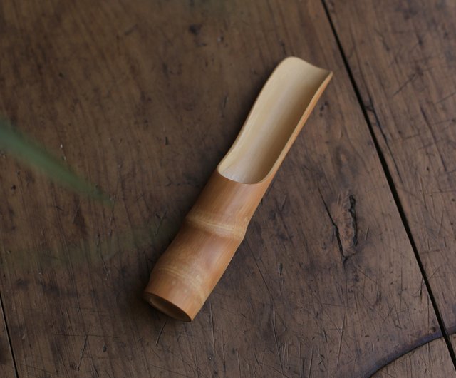 手工打磨原創竹製品| 竹茶則茶鏟人面竹| 一物一圖皮花花｜茶壺/茶杯