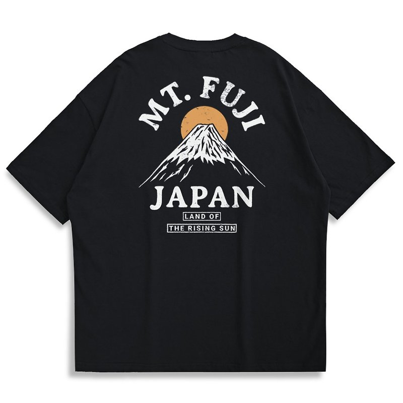 【CREEPS-STORE】富士山V2ルーズヘビープリントTシャツ 210g - Tシャツ メンズ - コットン・麻 多色