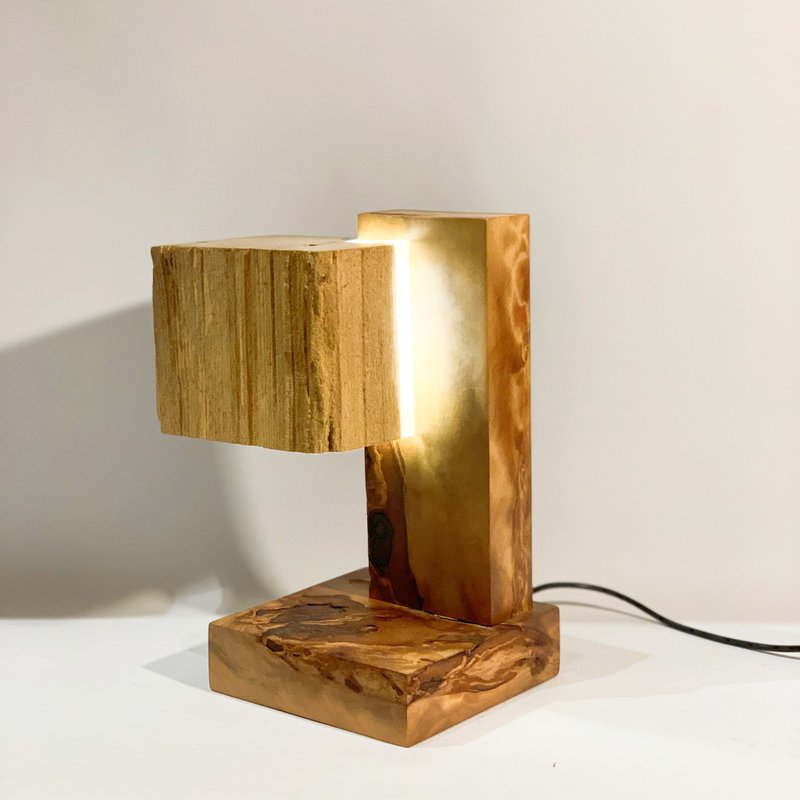 【C.L Studio】設計款 檜木燈 LED 藝術燈飾 夜燈 實木燈 - 燈具/燈飾 - 木頭 