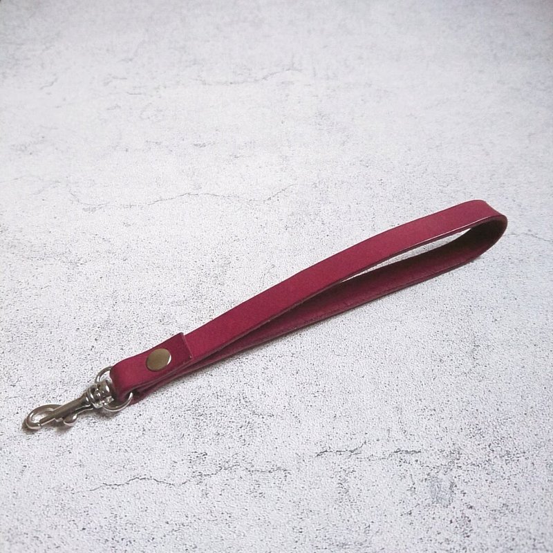 Vegetable tanned cowhide hand strap wrist strap - อื่นๆ - หนังแท้ สีนำ้ตาล