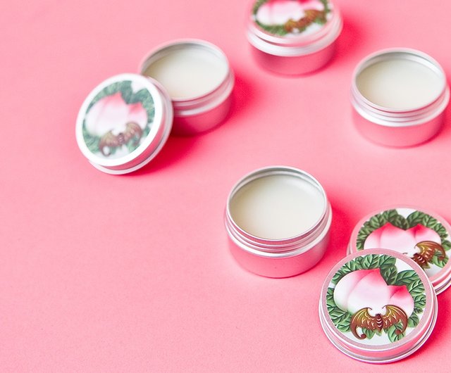 練り香水 - 桃まんじゅうとコウモリ【福壽雙全】15ml / 1個入