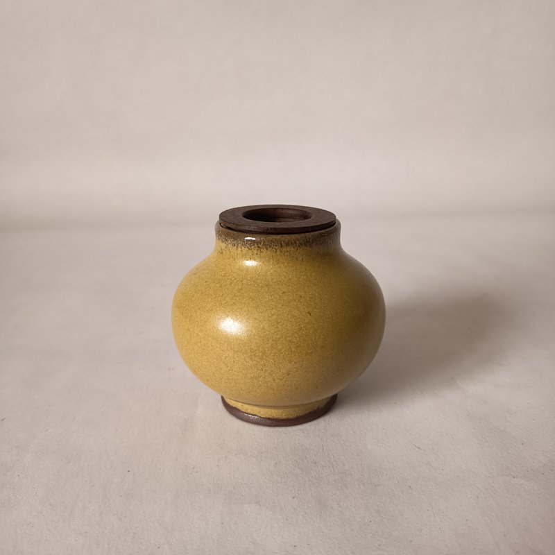 陶藝大師創作的茶倉茶葉罐香罐丹罐花器茶席道具 - 茶壺/茶杯/茶具 - 陶 多色