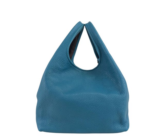 日本直送 名牌中古包 】LOEWE ロエベ カリエPM ハンドバッグ ブルー