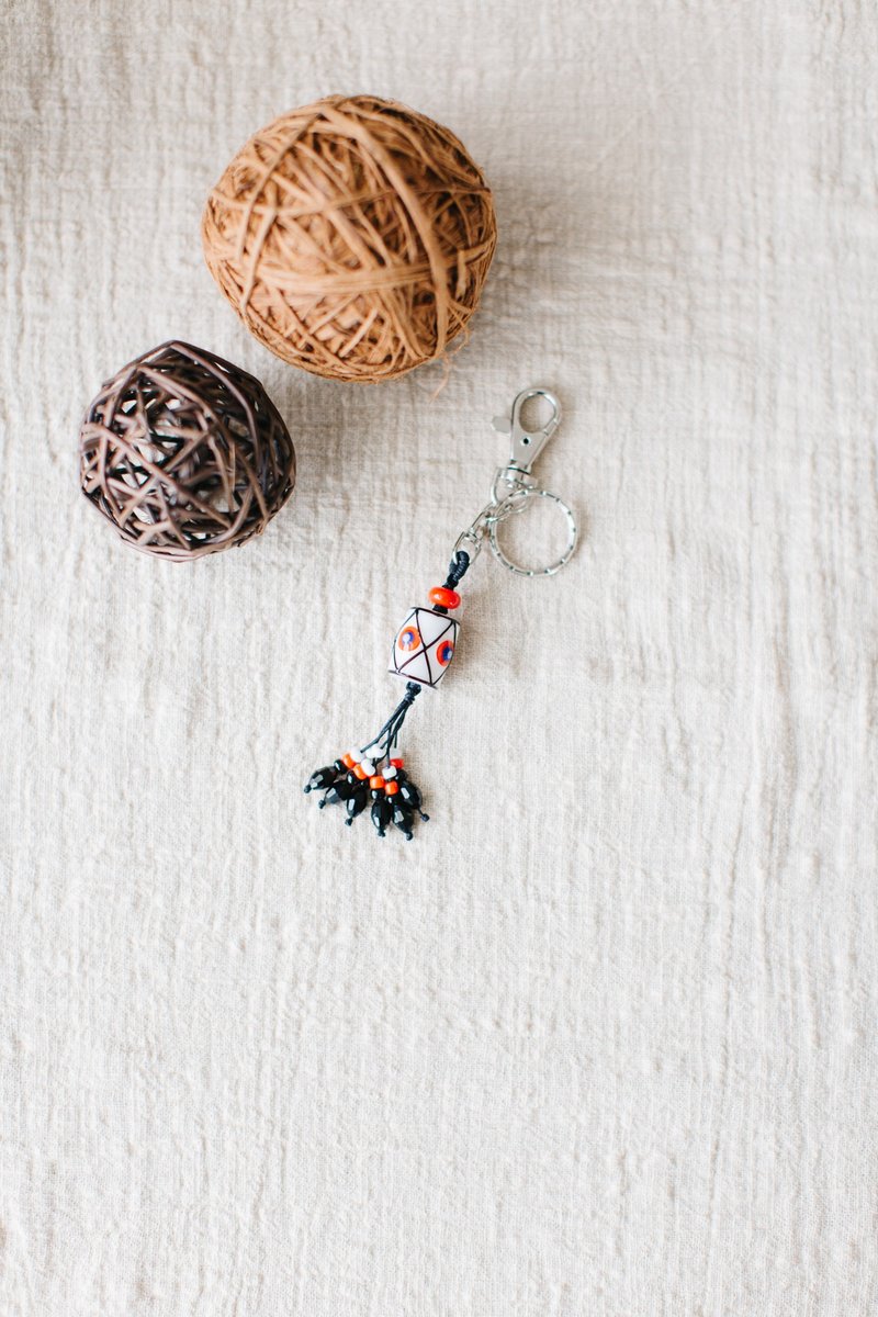 圖騰系列鑰匙圈 - 鑰匙圈/鑰匙包 - 琉璃 