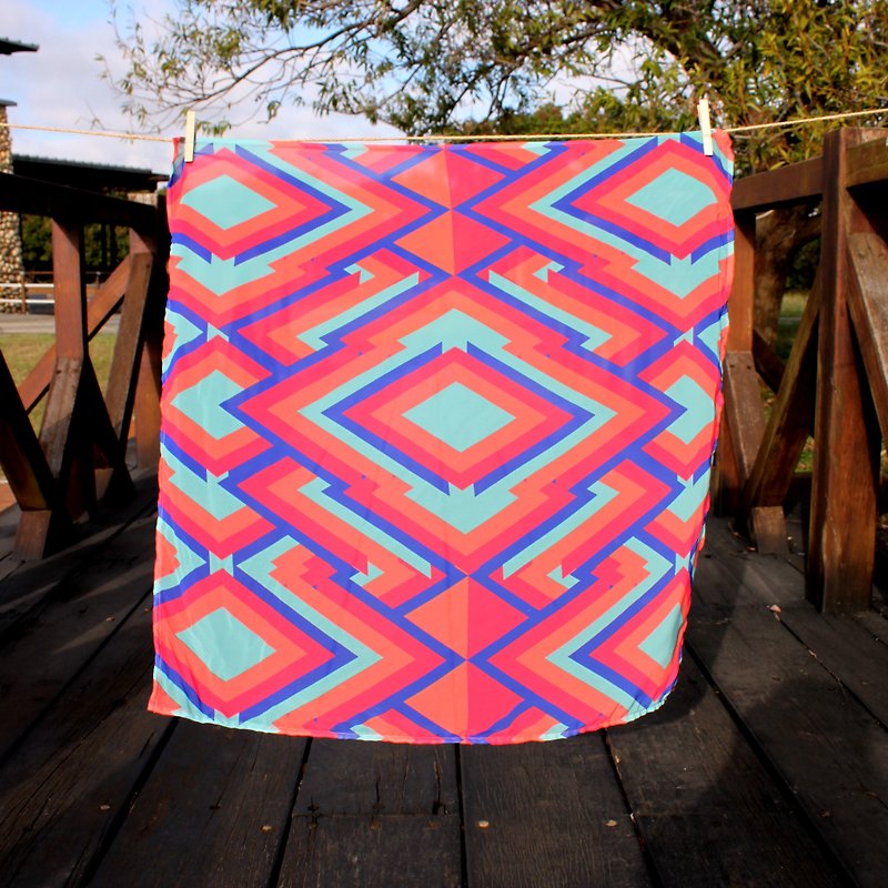 Custom Scarf Scarf - Scarves - Polyester Multicolor