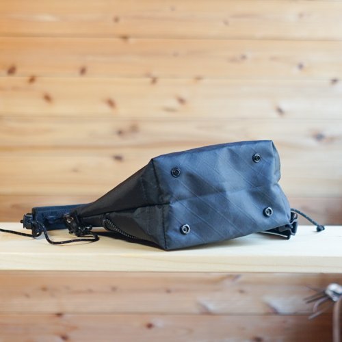 ECOPAK・Black【ちびハイカーサコッシュ・S】/登山・ハイキング