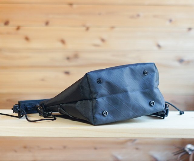 ECOPAK・Black【ちびハイカーサコッシュ・S】/登山・ハイキング