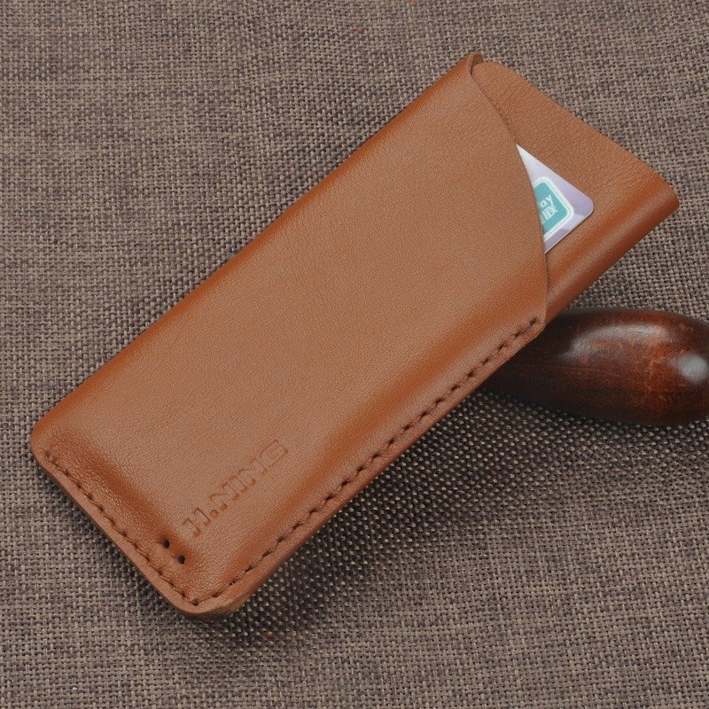 Handmade HTC 10 M8 M9 PLUS Handmade first layer cowhide protective case - อื่นๆ - หนังแท้ 