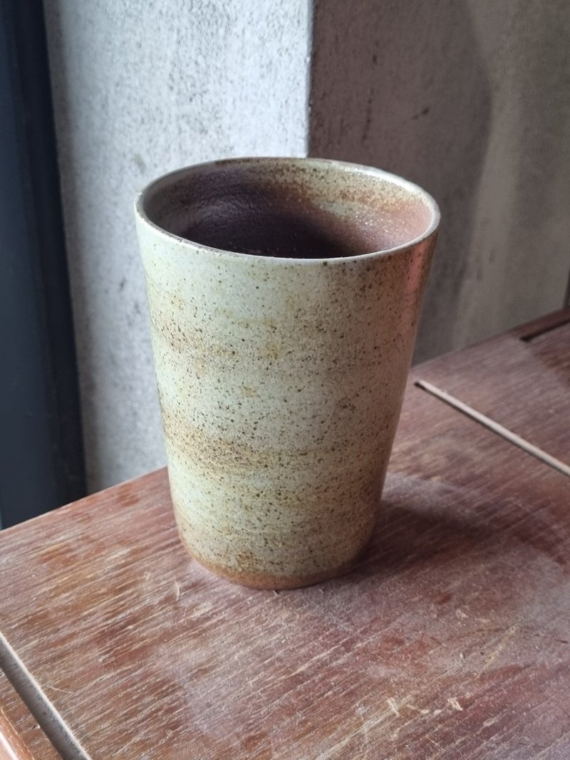 【一冬人】山海經 - 墨綠漸層 陶器 陶杯 酒杯 咖啡杯 茶 - 其他杯子 - 陶 白色