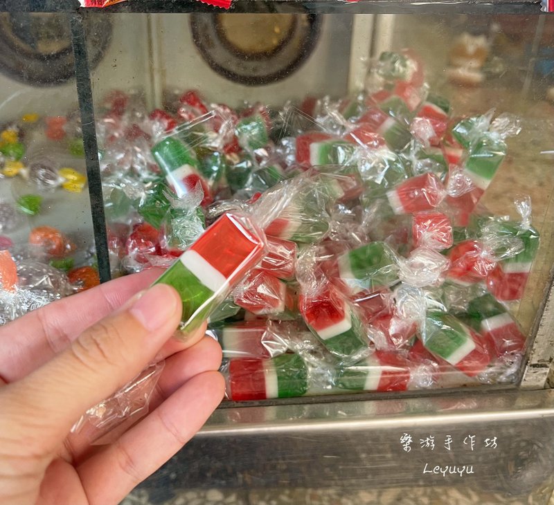 復古童年西瓜阮糖吊飾/磁鐵 - 吊飾/掛飾 - 樹脂 