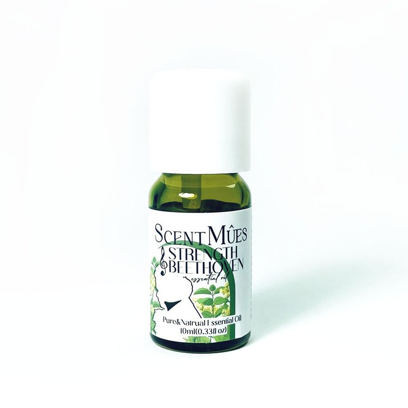 大音樂家系列 力量貝多芬複方精油10ml(清涼沉穩大地氣息) - 香氛/精油/擴香 - 精油 綠色