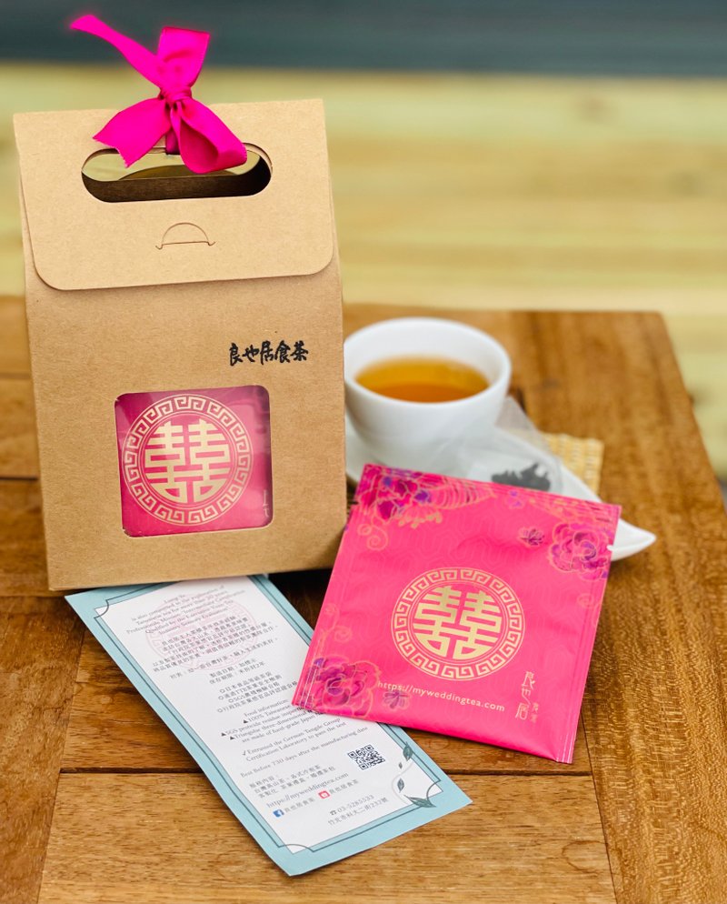 囍茶|台东鹿野-蜜香红茶-手摘原叶立体茶包 6入|良也居食茶