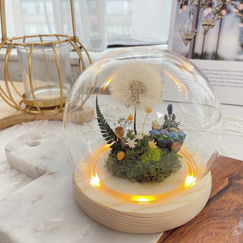 【花曖】蒲公英小夜燈 - 燈具/燈飾 - 植物．花 黃色