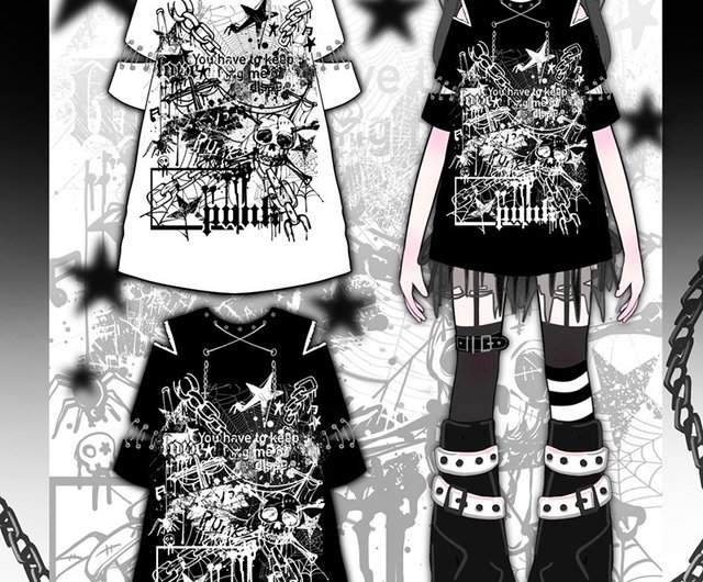 オリジナルパンクビジュアル系 ロストランド ジッパーフープ