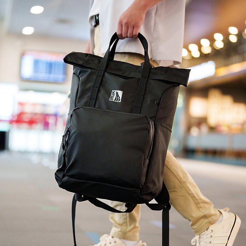 Waterproof functional travel bag | Water_Shed Wanderer_BK | 32L - Backpacks - Polyester Black
