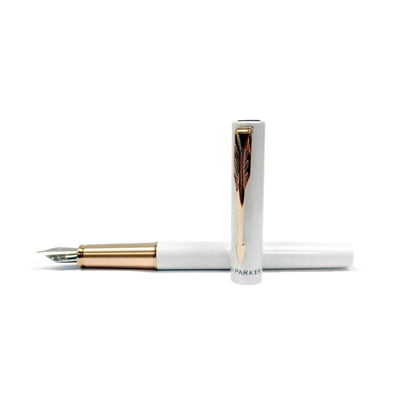 PARKER 派克 新威雅XL 月光白鋼筆 - 鋼筆 - 其他金屬 白色