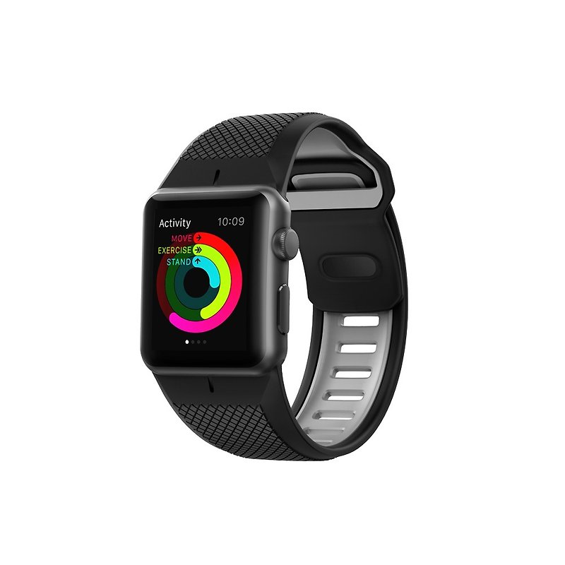 US NOMAD Apple Watch special silicone strap - SLATE graphite gray (856504004255) - อื่นๆ - ซิลิคอน สีเทา
