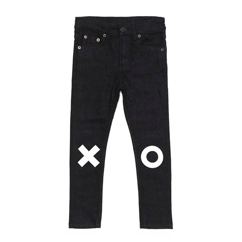 2016 spring and summer Beau Loves black OX fitted trousers (inky black skinny Jeans) - Other - Other Materials Black