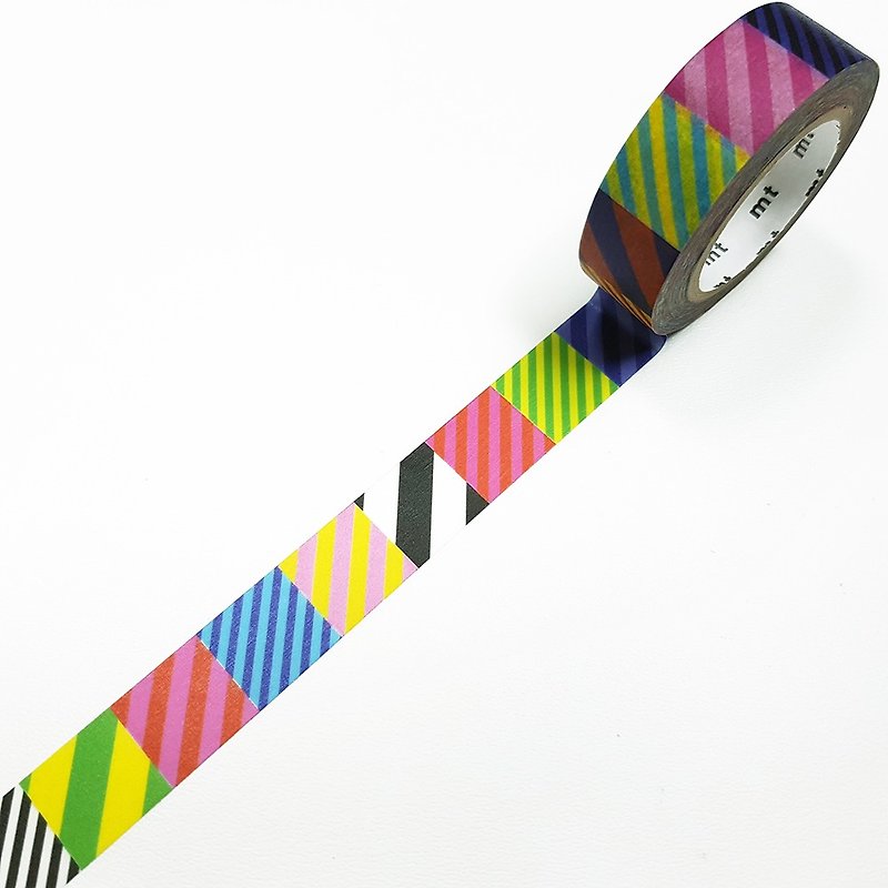 mt x Kapitza Masking Tape【Multistripe (MTKAPI04)】2018AW - Washi Tape - Paper Multicolor