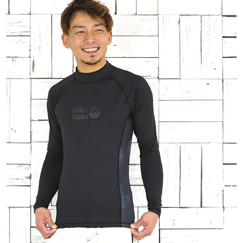 【HeleiWaho】快乾防曬 長袖水母防曬衣(男) - 男泳衣/泳褲 - 尼龍 多色