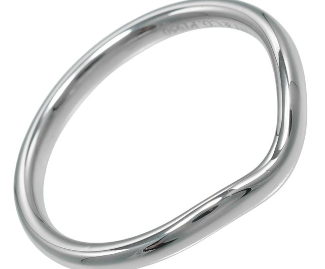 Direct from Japan] Tiffany Ring Curved Band Size 12 Ring 2mm