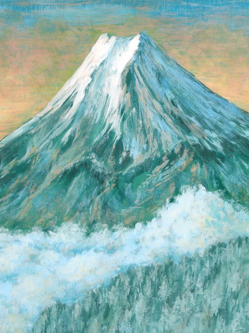 富士山の絵画 - インテリア雑貨/小物