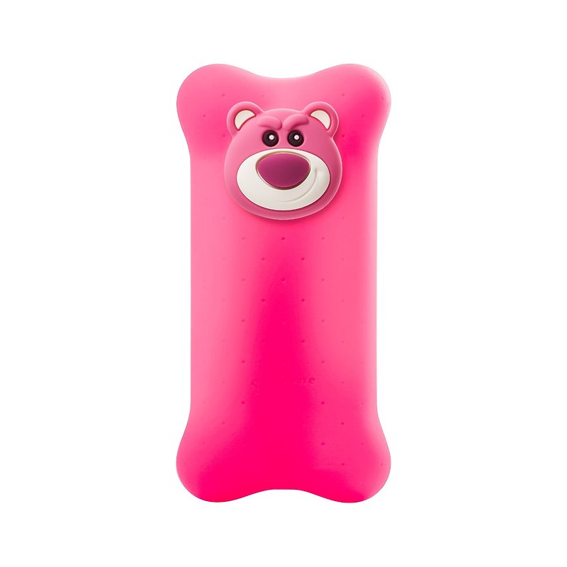 Bone / bubble action power 6700mAh - bear hug brother - Chargers & Cables - Silicone Pink