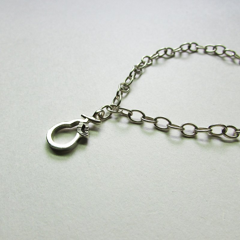 pomelo bracelet | mittag jewelry | handmade and made in Taiwan - Bracelets - Silver Silver