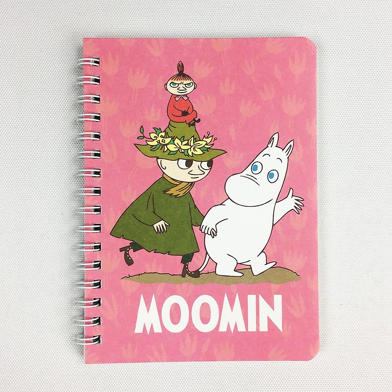 Moomin 噜噜米 授权 - A6 Notebook - Akin - Stickers - Paper Green