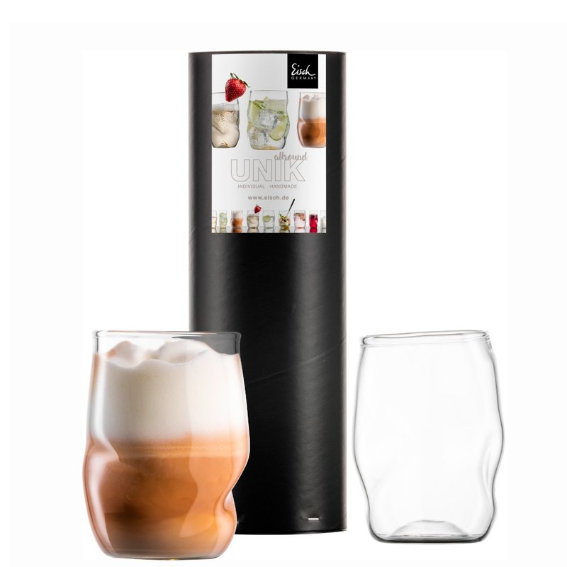 【Eisch】德國UNIK 手工曲型杯 - 酒杯/酒器 - 玻璃 