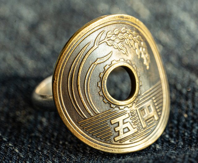 Japanese hot sale coin ring