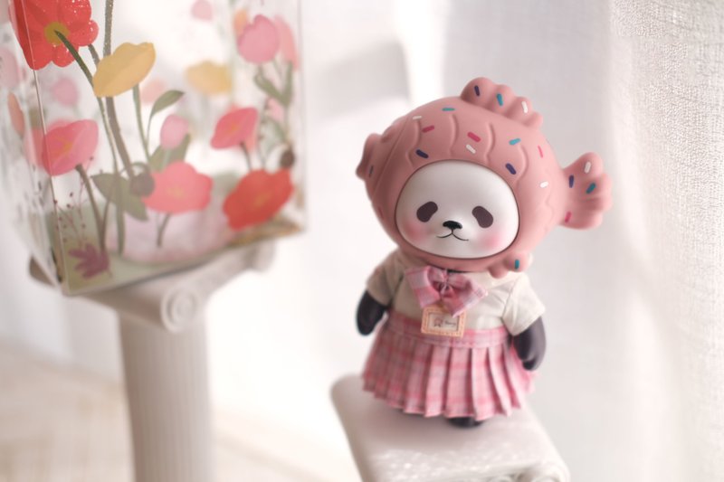 白熊百貨PlanetBear 粉紅鯛魚燒熊貓 Panny玩偶手辦 PanPan妹妹 - 桌遊/卡牌 - 其他材質 多色