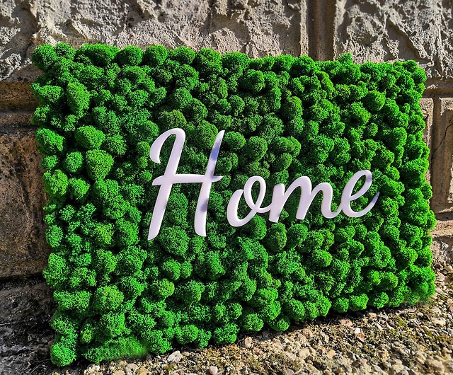 Moss picture, leaves wall art, moss wall decoration, home decor - Shop  GreenDecor Wall Décor - Pinkoi