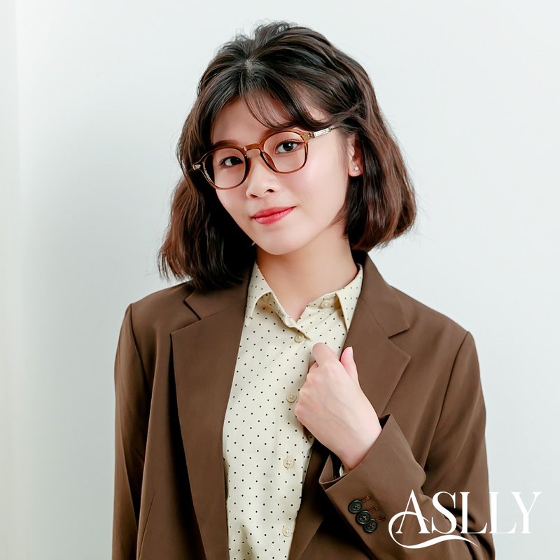 ASLLY 玖零港風方框壓紋鏡腳鏡框 | 重慶森林 - 眼鏡/鏡框 - 其他金屬 綠色