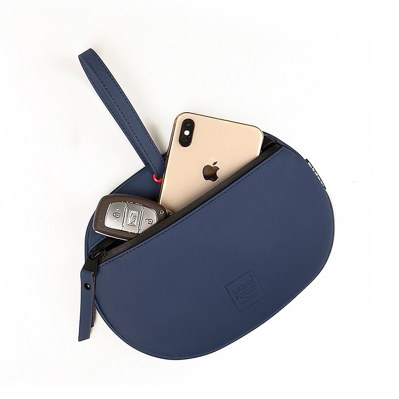 樹 | 大號手挽包/零錢包/鑰匙包 - 零錢包/小錢包 - 防水材質 藍色