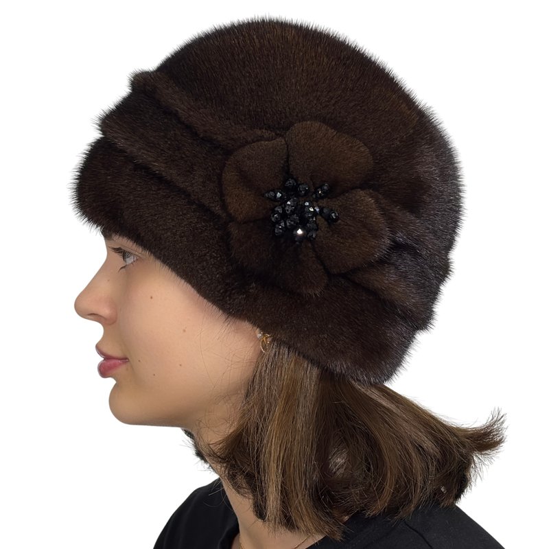 Womens Fur Hat Ball Winter Russian Fur Hat Real Fur Hat Luxury Mink Hats - 帽子 - 其他材質 多色