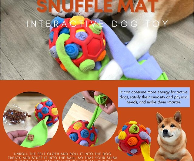 Shiba Inu University Pet Sniffing Fried Ball Sniffing Ball Sniffing Toy Dog  Toy Tibetan Food Toy - Shop shibauni Pet Toys - Pinkoi