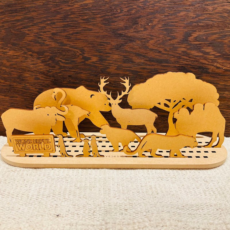 Tableland Reindeer and its friends - Items for Display - Wood Brown