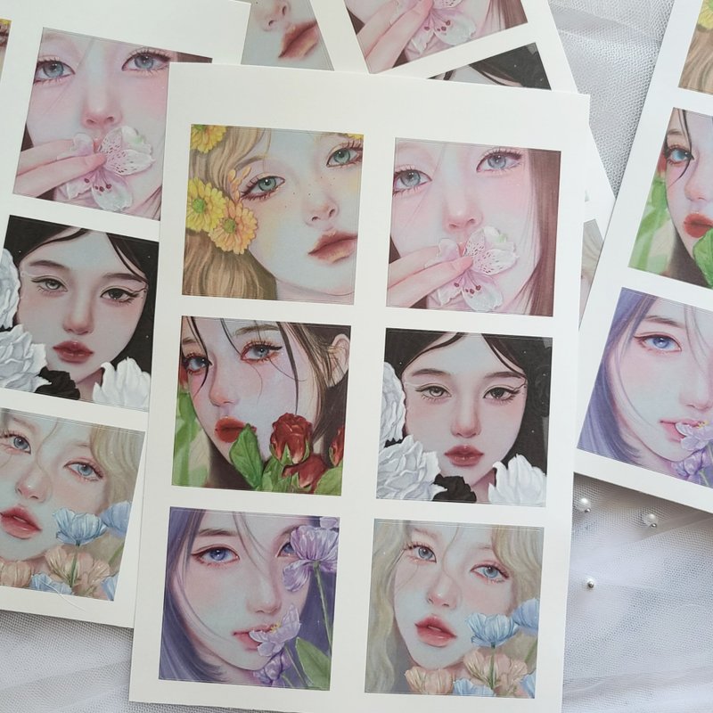 Close up sticker v3 - 貼紙 - 紙 多色