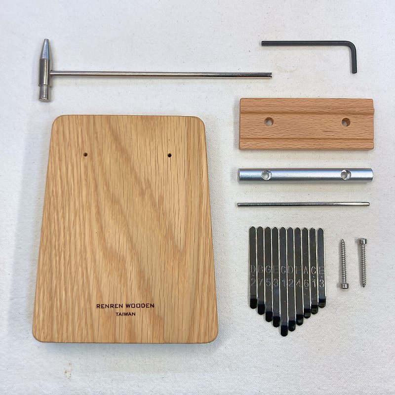 卡林巴拇指琴 橡木 體驗DIY材料包 - 木工/竹藝/紙雕 - 木頭 